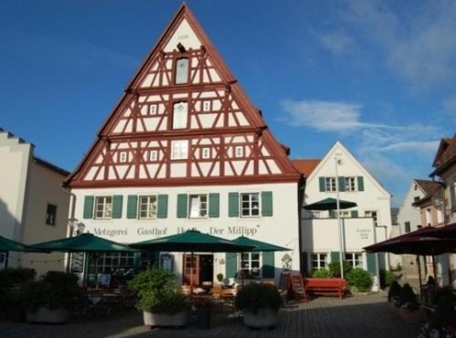 בילנגריס Metzgerei Gasthof Romantik Hotel Der Millipp מראה חיצוני תמונה